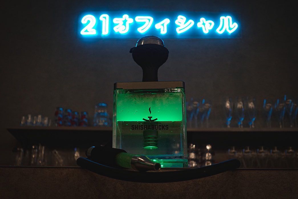 福岡市中央区天神のシーシャカフェ・バー様のLEDネオンサイン制作事例
