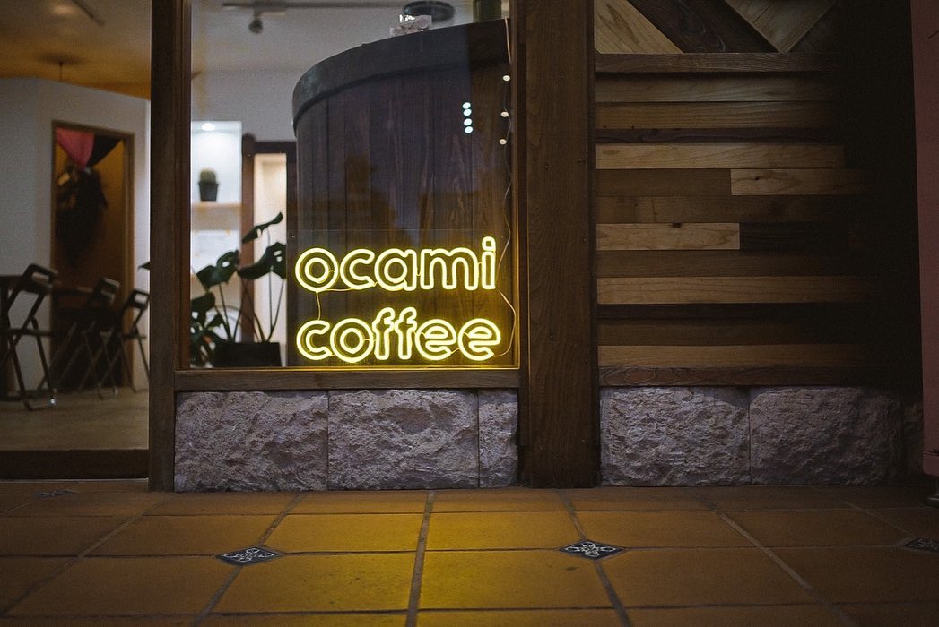 ocami coffee（オオカミコーヒー）様のLEDネオンサイン