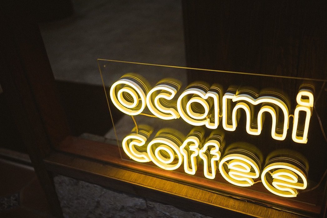 ocami coffee（オオカミコーヒー）様のLEDネオンサイン