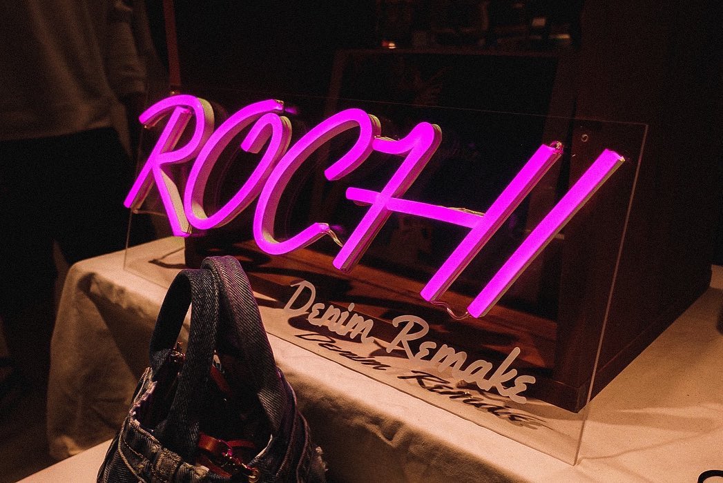 ROCHI Denim Remake のLEDネオンサイン制作事例