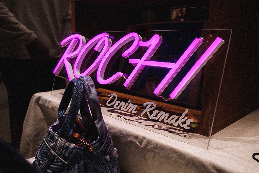 ROCHI Denim Remake のLEDネオンサイン制作事例