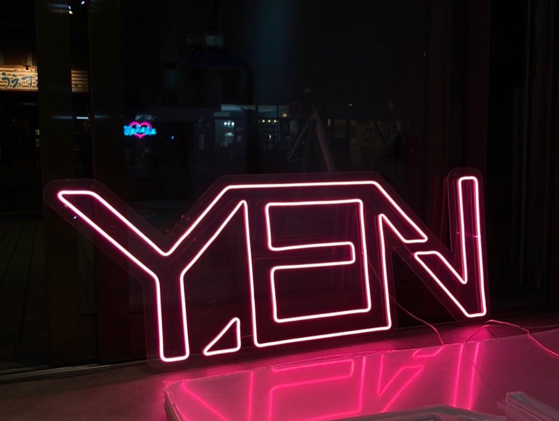 YENTOWN「YEN」LEDネオンサイン制作事例