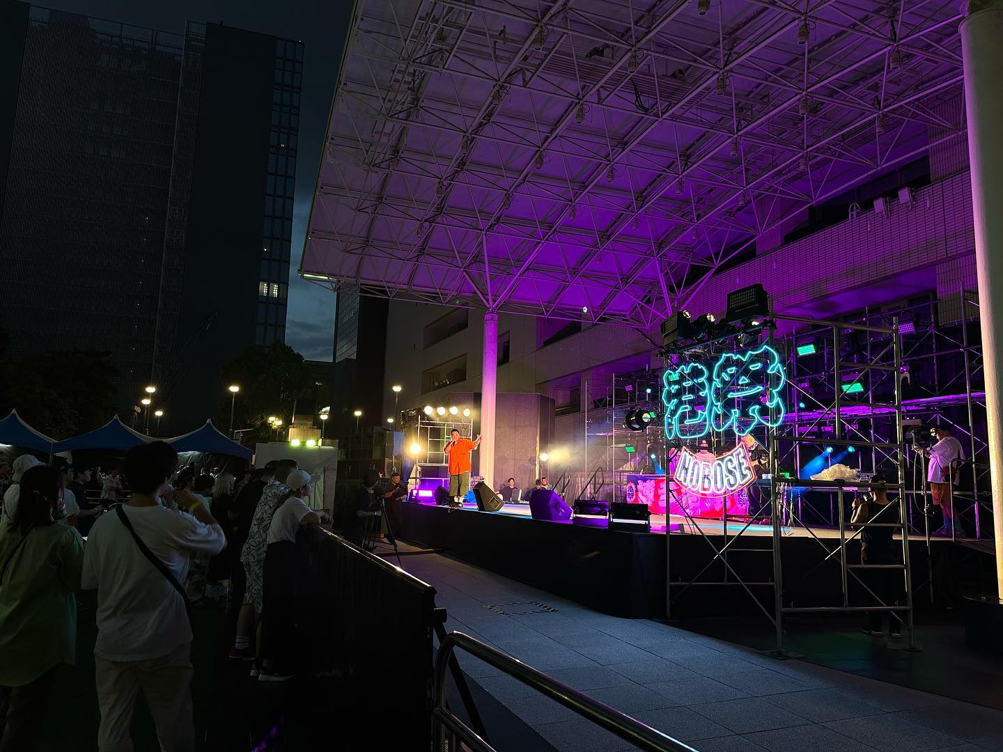 博多港祭を彩ったLEDネオンサイン