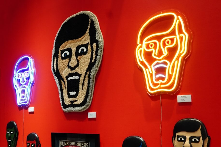 PUNK DRUNKERS 25周年展「アイツ」LEDネオンサイン