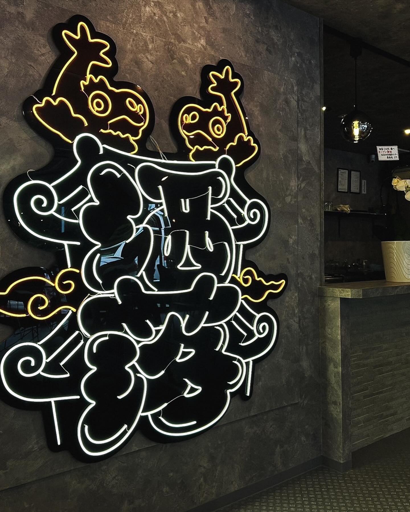 洒落CAFE 名古屋店様の店内ネオンサイン