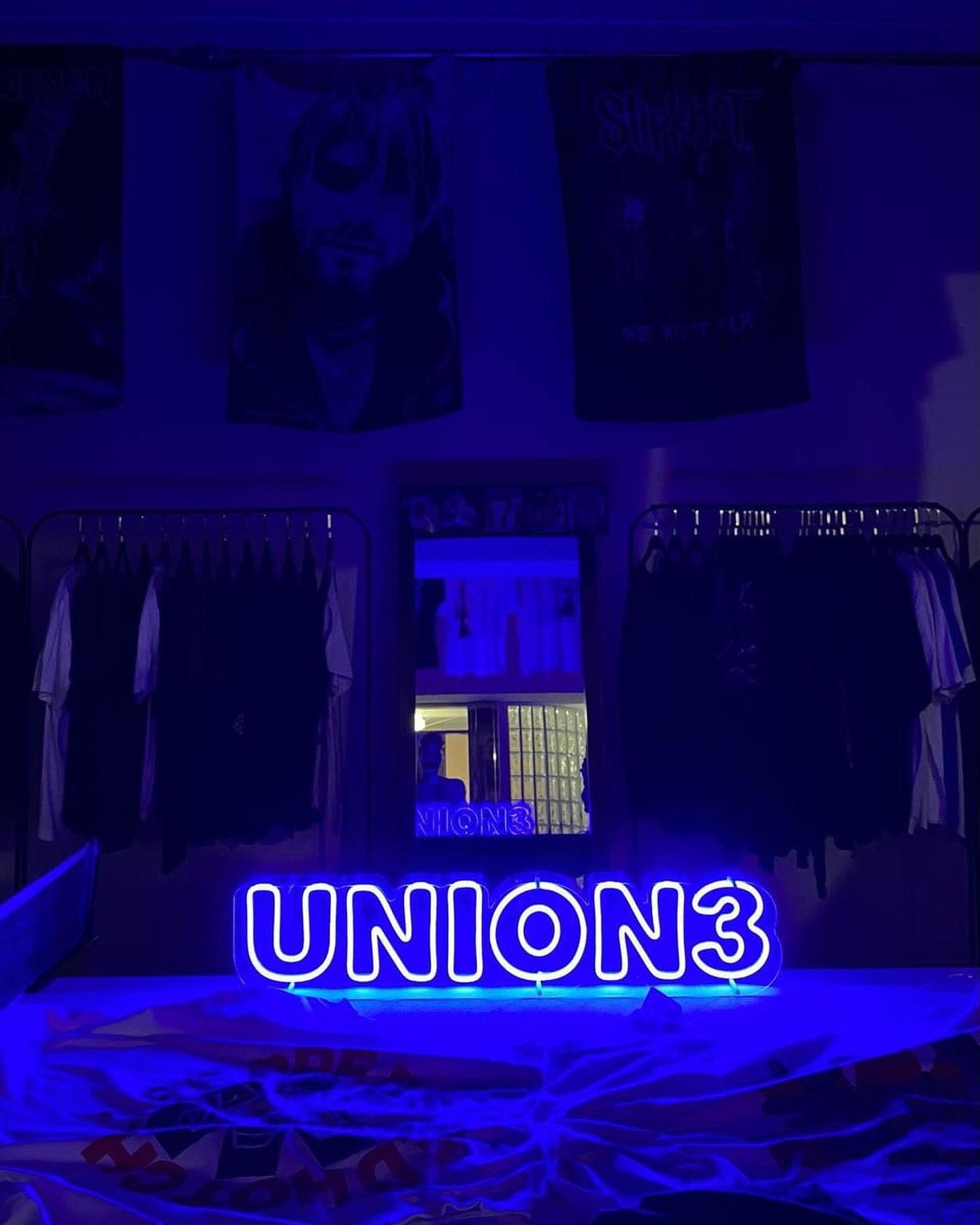 UNION3 大名店のLEDネオンサイン制作事例｜福岡・大名のアパレルショップ