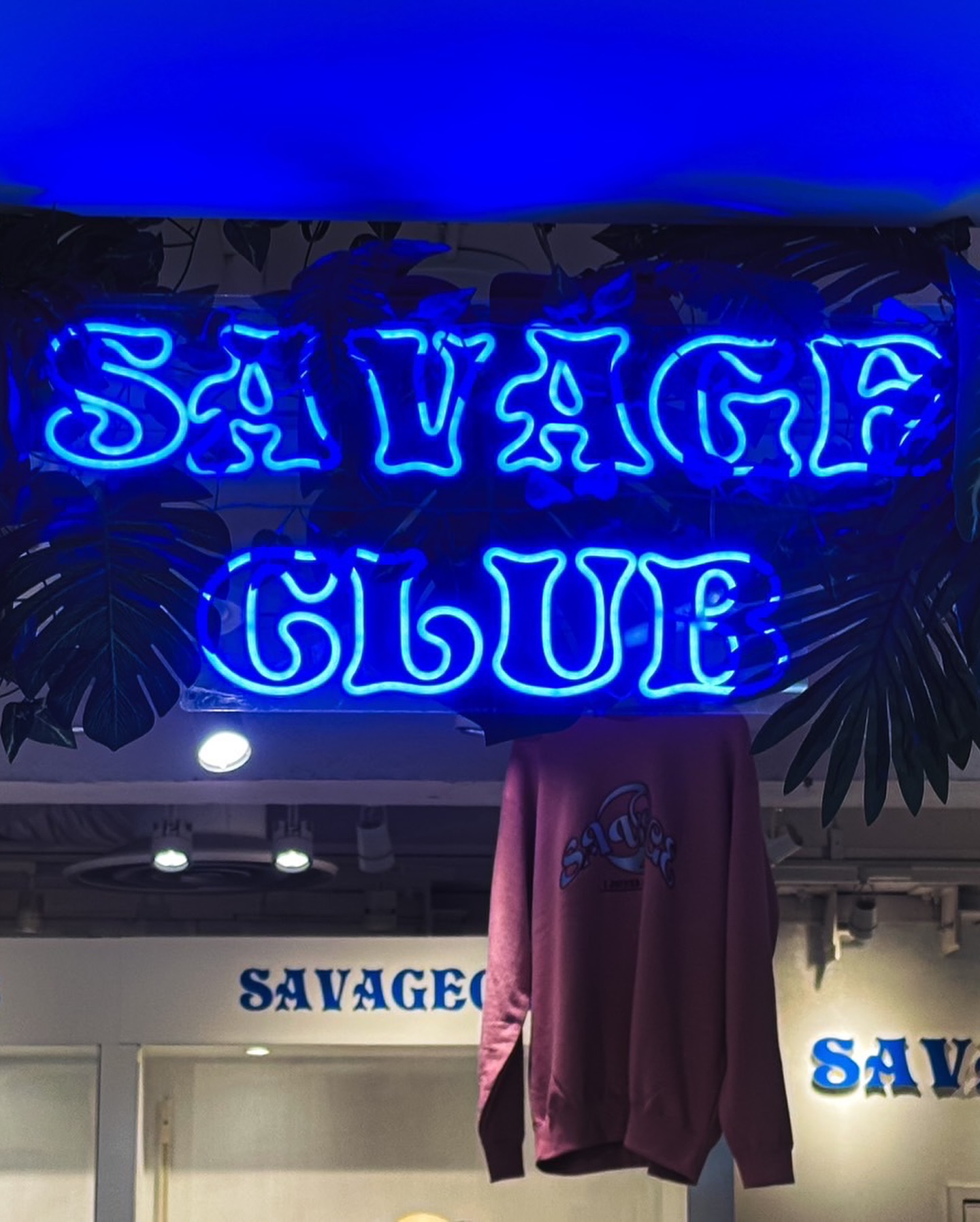 SAVAGE CLUB(静岡PARCO店)様のLEDネオンサイン